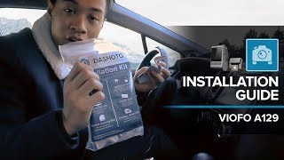 How To Install a Viofo A129  Dash Cam Installation Guide [upl. by Ahsilahk]