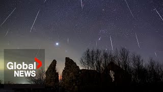 Geminid meteor shower to peak midDecember quotMustsee eventquot [upl. by Saito]