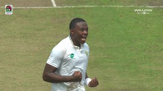 Kagiso Rabada 3 wickets vs Bangladesh  Day 1 1st Test BAN VS SA [upl. by Koziel]