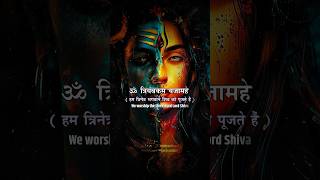 Maha Mrityunjay Mantra shows the full power of Mahadev  Verse of the day shorts mahadev status [upl. by Rodman]