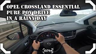 OPEL CROSSLAND  PURE POV DRIVE IN A RAINY DAY RPM [upl. by Andreana722]