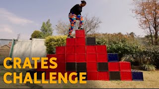 Crate Challenge infront of African Mom  Mama Nells [upl. by Oos]