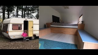 Fugt i campingvogn Campingvogns renovering til gæsteværelse Del 1 [upl. by Reyna96]