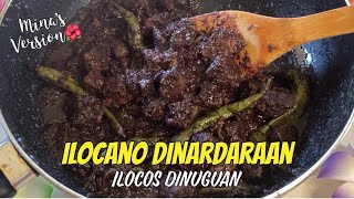 Ilocos Dinuguan recipe  Ilocano Dinardaraan  My version of Dry Dinuguan with Sweet Chili Pepper [upl. by Aaren]