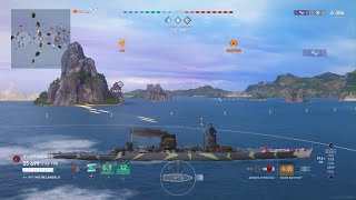 World of Warships Legends  Michelangelo Div Strikes Again [upl. by Judus5]