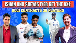 Ishan and Shreyas Iyer Get the Axe  BCCI Contracts 30 Players [upl. by Rikki]