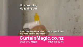 CURTAIN MAGIC Mould Remover TV ADVERT [upl. by Lowndes]