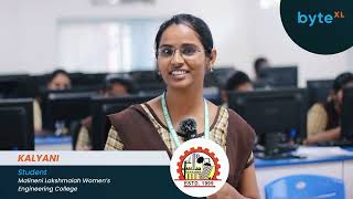 Dr K Swetha Talks About byteXLs Impact at Malineni Lakshmaiah Womens Engineering College [upl. by Anjela692]