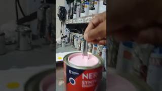 Nerolac synthetic enamel pink color nerolacpaints shorts ytshorts shortvideo [upl. by Pine]