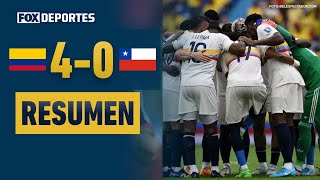 🇨🇴💪 COLOMBIA GOLEA A CHILE  Colombia 40 Chile  HIGHLIGHTS  Eliminatorias Sudamericanas [upl. by Sandi]