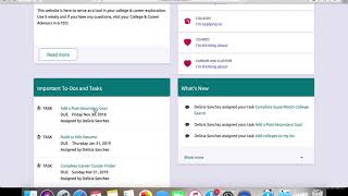 Naviance  Post Secondary Goal [upl. by Seugram95]