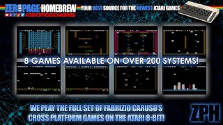 8x Cross Platform Games Atari 8Bit from Fabrizio Caruso [upl. by September]