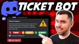 How to Set Up a Discord Ticket Bot Tickets Bot Tutorial [upl. by Mook]