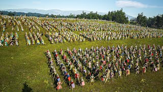 Manor Lords  1000 Men Battle MASSIVE Battle [upl. by Popper]