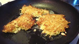 how to make Latkes Potato Pancakes Hanukkah [upl. by Venice]