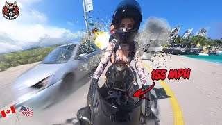 REALISTIC MOTORCYCLE CRASHES  CRAZY amp EPIC Motorcycle Dashcam Moments 2024 1 [upl. by Saihttam217]