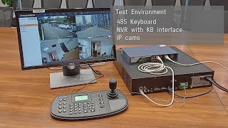 How to connect 485 keyboard to Hikvision DVRNVR [upl. by Ayhtak]