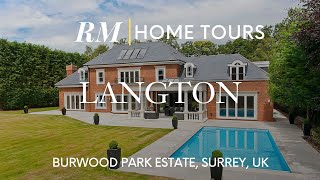 Inside £47M Burwood Park Mansion on Chargate Close in Surrey UK  Residential Market Home Tours [upl. by Stefanac]