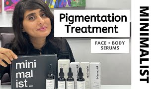 Minimalist reviewMinimalist skincare reviewPigmentation serum Alpha arbutinVitamin CTranaxemic [upl. by Esilec]