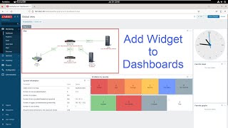 Zabbix  How to Add Widget to Dashboard on Zabbix Server [upl. by Bardo]