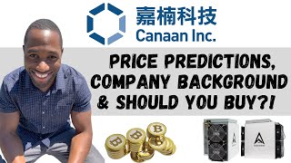 CAN Stock Canaan Inc  Price Prediction  Cryptocurrency Stocks  What You Need To Know [upl. by Cotter]