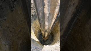 Rotary excavator drilling holes [upl. by Ultan]