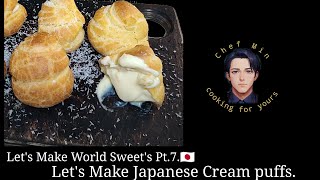 How to Make Japanese Cream Puff [upl. by Brainard]