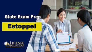 Real Estate Exam Prep What Is Estoppel [upl. by Feeney]