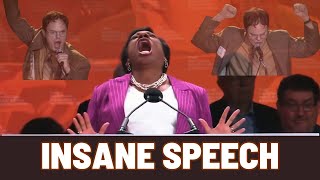 Woman Channels Dwight Schrute In INSANE Speech [upl. by Husain]