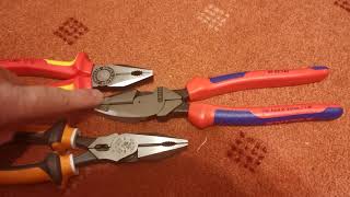 Combination and linemans pliers briefly explained [upl. by Weisbrodt]