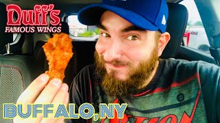 DUFFS FAMOUS WINGS REVIEW BUFFALO NY [upl. by Droflim]