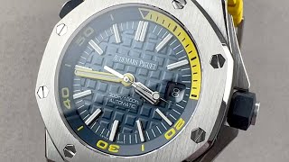 Audemars Piguet Royal Oak Offshore Diver 15710STOOA027CA01 Audemars Piguet Watch Review [upl. by Saimerej]