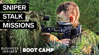 How Army Snipers Train For Combat With Stalk Missions  Boot Camp [upl. by Yssirhc522]