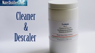 How To Clean A Water Distiller With Descaler And Cleaner [upl. by Rosenthal]