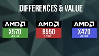 AMD B550 X570 and x470 chipset specs amp performance differences Is it worth the upgrade [upl. by Balling]