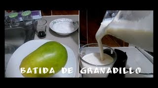 COMO PREPARAR JUGO DE GRANADILLO GIGANTE [upl. by Affrica87]