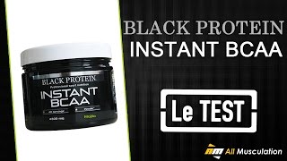 Test amp Avis  Instant BCAA  Black Protein [upl. by Bez169]