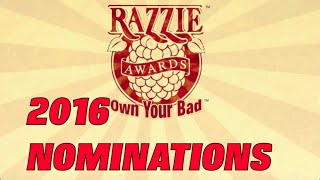 2016 RAZZIE NOMINATIONS First Impressions [upl. by Ianej]