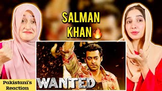 Wanted  Salman Khans Best Fight amp Dialogues Scene  PAKISTAN REACTION [upl. by Partridge]