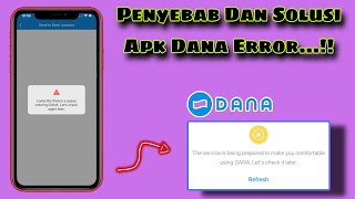 Penyebab Kenapa aplikasi dana error hari ini Begini Cara Mengatasi nya 100 Work [upl. by Giovanni]