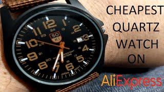 Cheapest Quartz Watch Around Soki CH007 Alixpress [upl. by Onairpic]