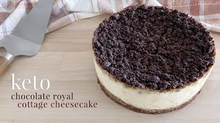 Keto Chocolate Royal Cottage Cheesecake [upl. by Daveda]