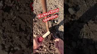 Richtschnur spannen diy bau [upl. by Penelope]