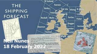 Shipping Forecast read by Neil Nunes Storm Eunice [upl. by Noemys]