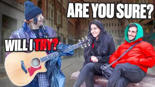 A GUITARIST PRETENDED to be HOMELESS and pranked STREET MUSICIANS [upl. by Asseralc]