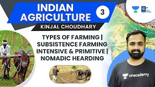 L3 Indian Agriculture  Types of Farming Subsistence Farming Intensive amp Primitive [upl. by Noet]