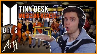 MUSICIAN REACTS TO BTS quotTINY DESK CONCERTquot FIRST TIME REACTION VIDEO [upl. by Dempstor317]