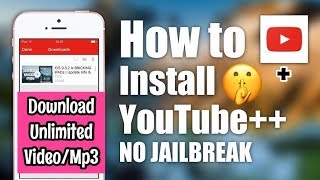 How To Download install YouTube  On iPhone Without jaillbreak  Hindi [upl. by Rebm]