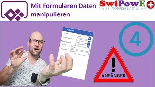 POWERAPPS   TUTORIAL  Daten mit Formularen manipulieren [upl. by Hellene]