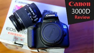 Canon EOS 3000D Review Best DSLR Camera under 30000 [upl. by Grochow]